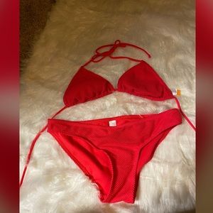 BayWatch Red 2 piece Size Medium (7-9)